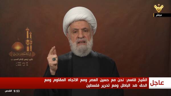  نعیم قاسم: ما با امام حسین عصر، امام خامنه‌ای هستیم