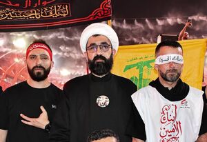 عکس/ حضور جانبازان پیجری حزب الله در کربلا