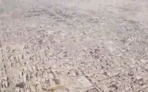 تصاویر هوایی تکان‌دهنده از ویرانی‌های غزه