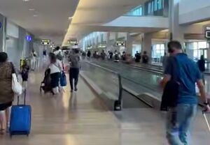 فیلم/ فرار شهرک نشینان از فرودگاه بن گوریون بعد از حمله یمن