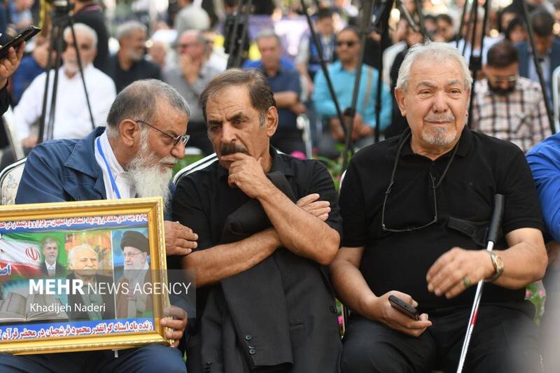 مراسم تشییع پیکر استاد «محمود فرشچیان» در اصفهان