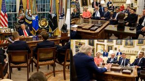 آموزگار اگر ترامپ باشد، تکلیف دانش‌آموزان روشن است!