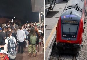 هرج و مرج در راه آهن اسرائیل؛ مهم‌‌ترین ایستگاه‌ها تعطیل شدند