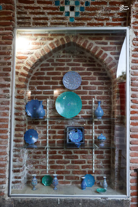 عکس/ بازدید پزشکیان از مسجد کبود ایروان