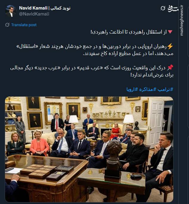 از استقلال راهبردی تا اطاعت راهبردی!+ عکس