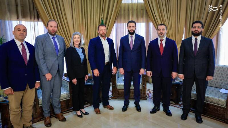 سفر هیأتی آمریکایی به سوریه+ عکس