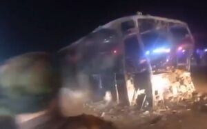 تصادف و آتش‌سوزی مرگبار در هرات با بیش از ٨٠ کشته