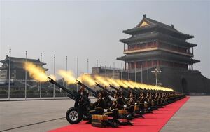 رژه بزرگ نظامی چین در هشتادمین سالگرد پایان جنگ جهانی دوم