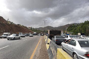 تردد یکطرفه در محور کندوان