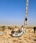 واژگونی خودروی رئیس کمیته داوران و رئیس دپارتمان داوری خوزستان