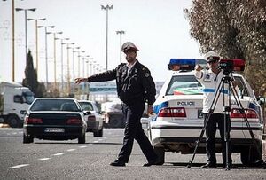 فیلم / توقیف خودروی متخلف در سمنان به‌دلیل حرکات نمایشی