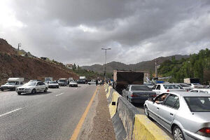 تردد یکطرفه در محور کندوان