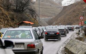 جاده چالوس از ساعت 19 دو طرفه میشود / مه غلیظ و کاهش دید در ارتفاعات البرز
