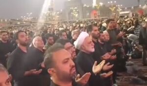 فیلم/ حضور بدون تشریفات رئیس قوه قضایی در حرم رضوی image.png
