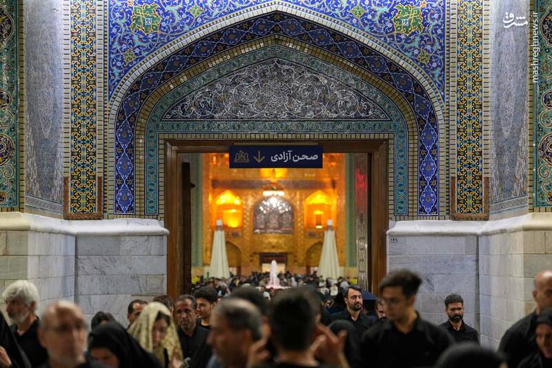 امام،زائران،حرم،رضوي،مطهر،حضرت،حضور،رواق،عزاداري،شهادت،رضا،ا ...