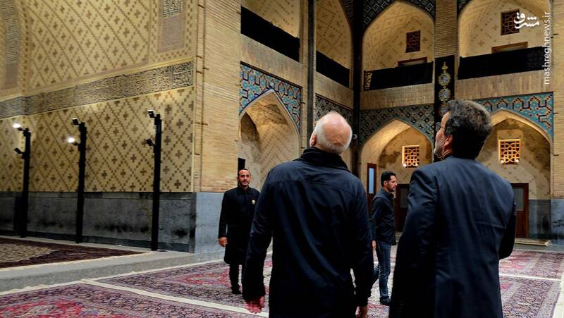 عکس / بازدید رئیس مجلس از طرحهای عمرانی توسعه حرم رضوی 5