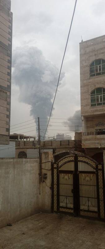 حملات هوایی رژیم صهیونیستی علیه پایتخت یمن +عکس