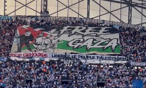 همبستگی تماشاگران فرانسوی با غزه در قلب فرانسه