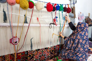 عکس/ فرش دستباف هریس