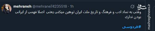 دفاع کاربران مجازی از فردوسی ایران زمین 5