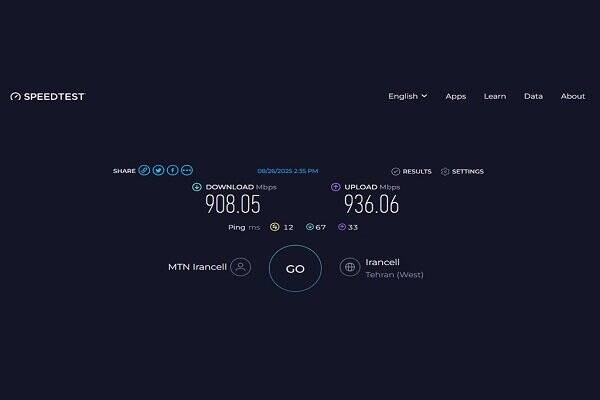 ثبت سرعت ۱.۹۵۱ گیگابیتی ۵G ایرانسل در حضور معاون رئیسجمهوری
