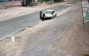 عامل تصادف عمدی با عابرین پیاده در منطقه نوشهر به اتهام قتل عمد روانه زندان شد
