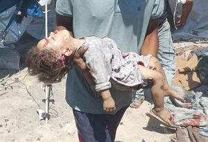 کشتار هولناک کودکان فلسطینی در صف نان