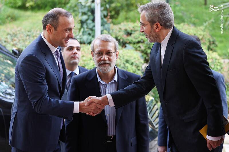 عکس / دیدار لاریجانی با همتای ارمنستانی در تهران 4