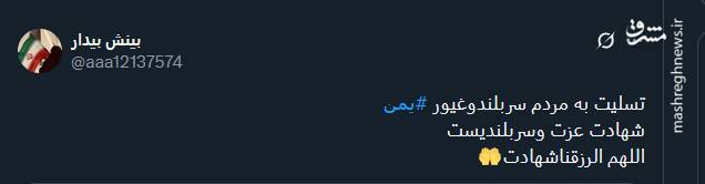 پیام تسلیت کاربران توئیتری درپی شهادت نخستوزیر دولت یمن و همراهانش