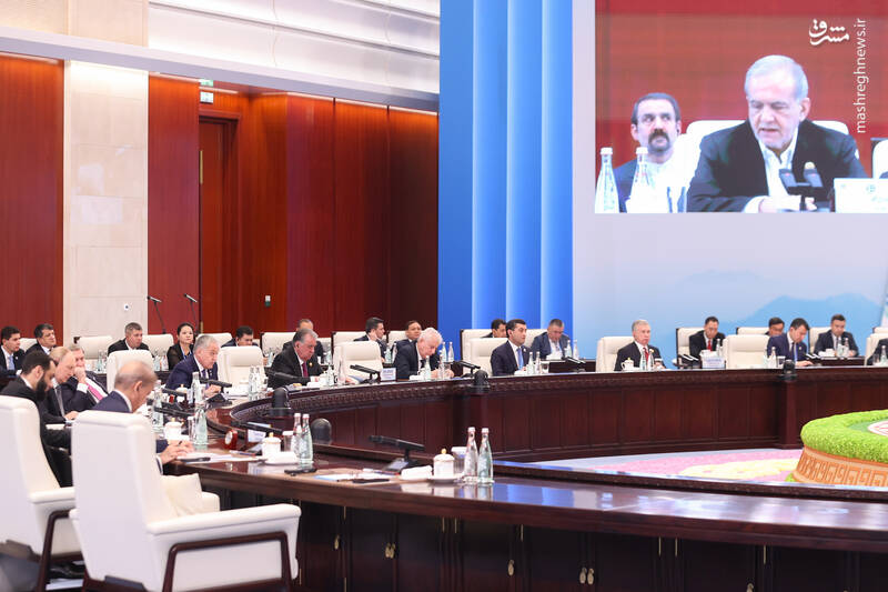 عکس/ حضور پزشکیان در نشست سران سازمان همکاری شانگهای