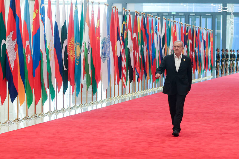 عکس/ حضور پزشکیان در نشست سران سازمان همکاری شانگهای