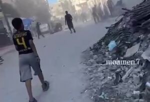 حمله هوایی اسرائیل به نزدیکی مسجد عبدالله عزام غزه