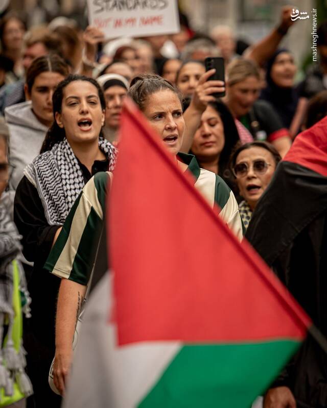 عکس/ تظاهرات حمایت از فلسطین در دانمارک