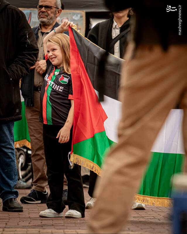 عکس/ تظاهرات حمایت از فلسطین در دانمارک