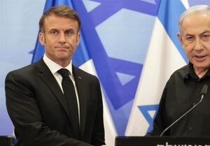 رسانه عبری: نتانیاهو با سفر ماکرون به مخالفت کرد