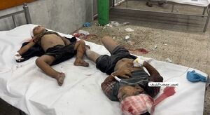 عکس/ ده‌ها شهید و زخمی در حملات گسترده صهیونیست‌ها به غزه