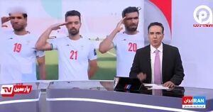 عصبانیت شدید اینترنشنالی‌ها از سلام نظامی بازیکنان تیم ملی+فیلم