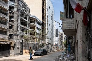 عکس/ بازسازی خانه‌های آسیب‌دیده در جنگ ۱۲روزه