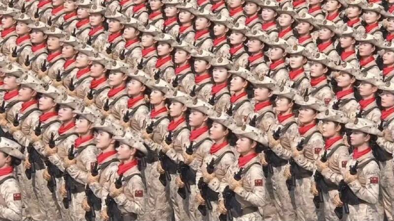 نادیده ای از رژه بزرگ چین!