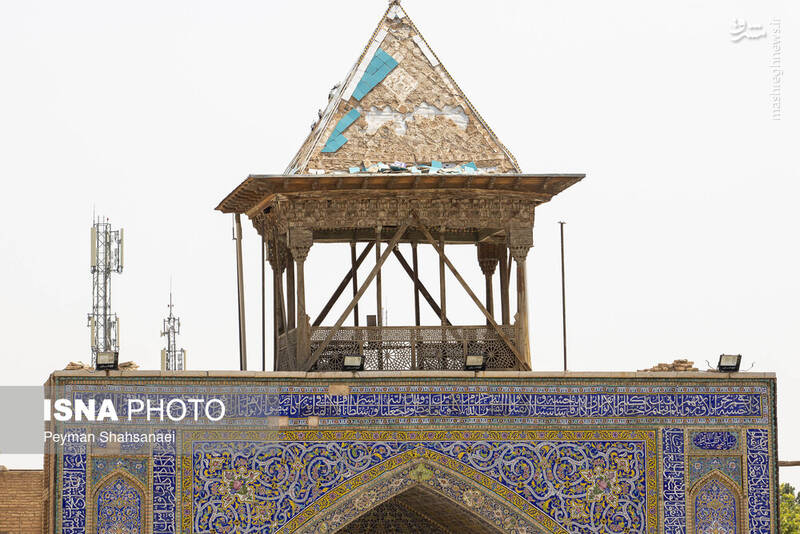 عکس / مرگ تدریجی مسجد سید اصفهان 2
