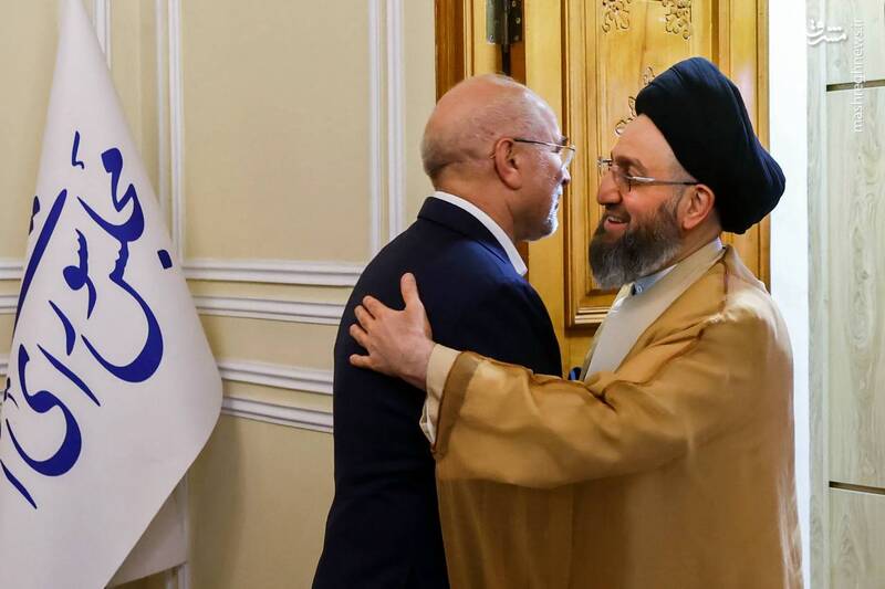 عکس / دیدار سیدعمار حکیم با رئیس مجلس 2