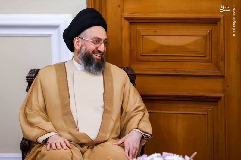 عکس / دیدار سیدعمار حکیم با رئیس مجلس 6