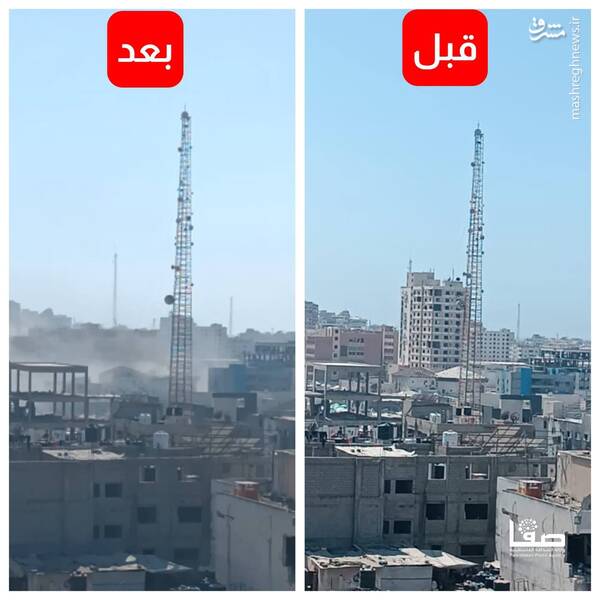 اسرائیل سومین برج مسکونی غزه را نابود کرد+فیلم