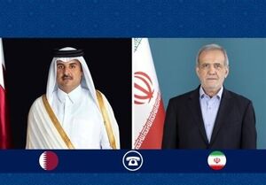 پزشکیان به امیر قطر: کشورهای اسلامی جنایت اسرائیل را در بیان و عمل محکوم کنند