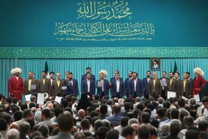 مراسم گرامیداشت عید بزرگ ولادت پیامبر اعظم (ص) و امام صادق (ع) در حسینیه امام خمینی (ره)