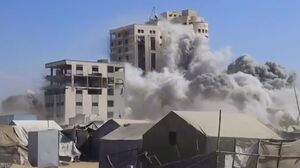 صحنه‌هایی از حملات رژیم صهیونیستی به برج‌های مسکونی در غزه