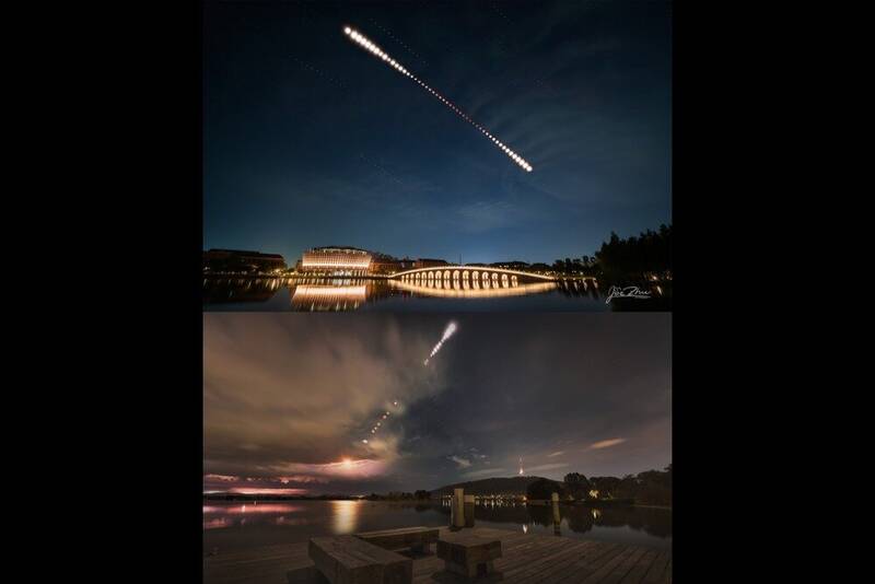 عکس روز ناسا از ماهگرفتگی در دو نیمکره زمین