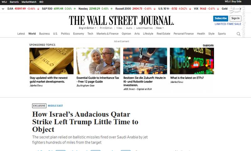 موساد از عملیات زمینی ترسید؛ نیروی هوایی شکست خورد/ پدافند ۳۰ میلیارد دلاری آمریکایی که قادر به حفاظت از قطر نبود/ رژیم صهیونیستی از چه مسیری و با چه تسلیحاتی به دوحه حمله کرد؟ +عکس و نقشه