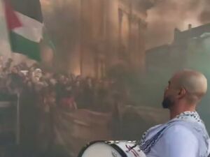 فیلم/ تظاهرات همبستگی با غزه در بلژیک