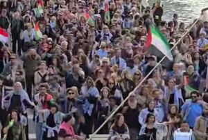 فیلم/ راهپیمایی حامیان فلسطین در سوئد